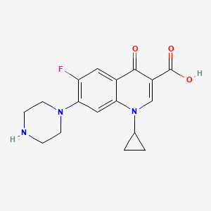 2D Structure of Ciprofloxacin