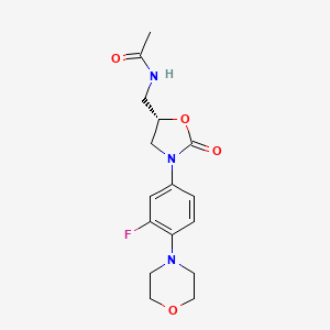 2D Structure of Linezolid