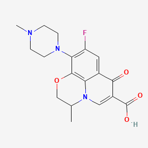 2D Structure of Ofloxacin
